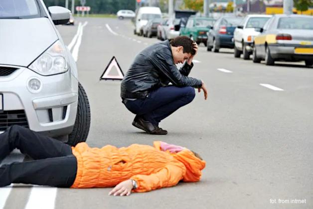 Przejechał autem po byłej żonie